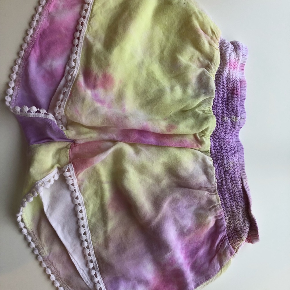 Tie dye shorts
